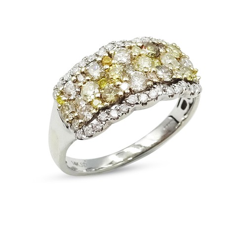 Diamant gold ring 1 kt - kt,