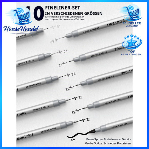 Zeichen set 73pcs - zeichen-set, mit
