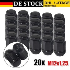 20x Radmuttern Kegelbund geschlossen M12x1.25 für Nissan 100NX 200SX 350 Z Alme