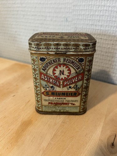 Sehr alte blechdose dose - sehr,