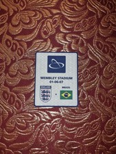 England v Brazil 2007 Badge Patch für Trikot Spielertrikot z0230