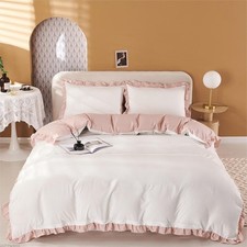 Bettwäsche Weiß Microfaser