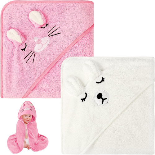 Kapuzenhandtuch baby 2pcs - kapuzenhandtuch,