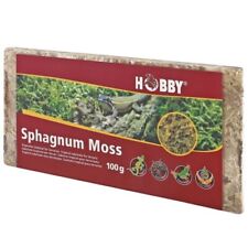 Hobby Sphagnum Moss 100g = 4,5 Liter Moos Natur Terrarium Wet Box 100% natürlich