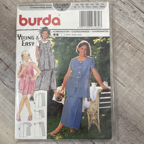 Burda schnittmuster yong easy - schnittmuster, yong&easy