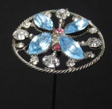 Hutnadel antik lang Art Deco