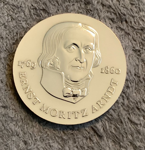 Ddr gedenkmünze mark ernst - ddr,