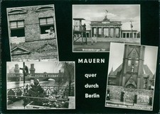 Ansichtskarte Berlin Mauern