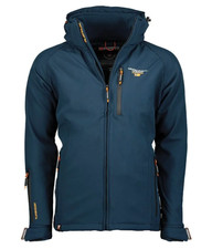 Geographical Norway Herren Jacke TABOO Softshelljacke Winterjacke Blau M NEU