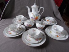 rosenthal service kaffee / tee balmoral deutsche blume