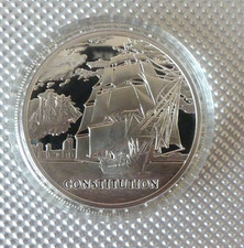 Weißrussland 20 Rubel 2010 Segelschiff Constitution, 28,28g 925 Silber
