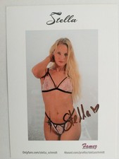 Sexy Erotik Autogramm Signiert Stella AK