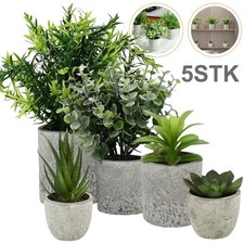 Künstliche Zimmerpflanzen 5er