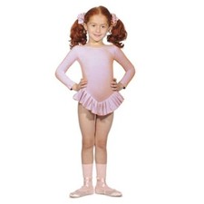 Balletttrikot mit Rüsche aus