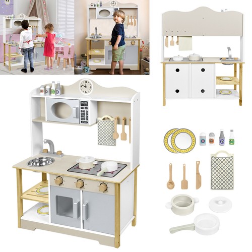 65cm kinderküche mit zubehör - kinderküche,