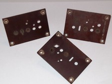 3 Anschlussbuchsen aus Siemens (& Halske) Kammermusik-Schatulle 85W