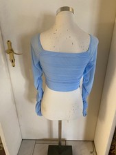 Crop top kurzes - top, babyblau