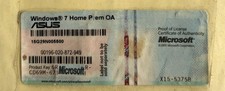 Windows 7 Home Premium COA