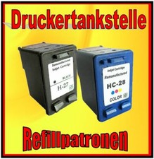 Refillpatrone HP 27 28 Deskjet 3320 3325 3420 3425 3520 3536 3550 3645 3647 3650