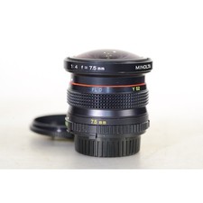 Minolta MC 4,0/7,5 Fish-Eye - Fisheye 7,5mm F/4.0 - Spezialobjektiv - Fischauge