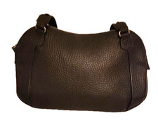 Leder, Handtasche,VOI, dunkel braun, echtleder, gebraucht, damen, tasche, bag,