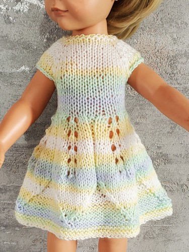 Puppenkleid handgestrickt