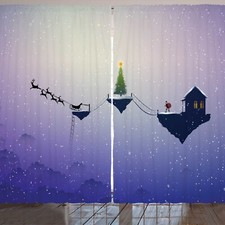 Weihnachten Rustikale Gardine