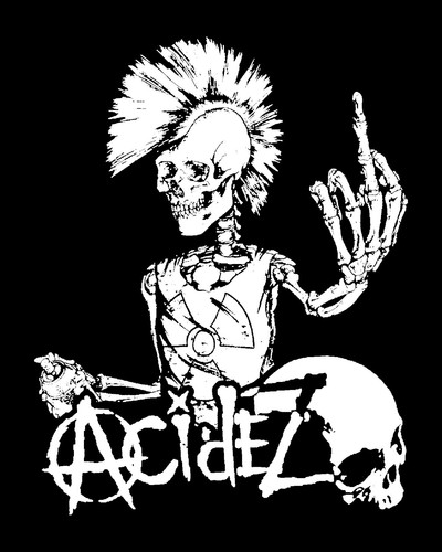 Acidez skull patch - acidez,