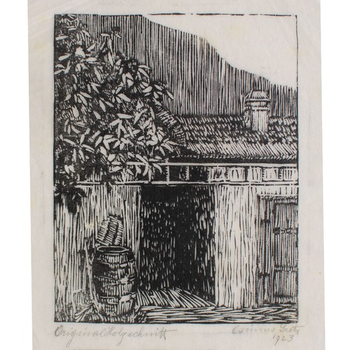Hinterhof altes gehöft - im,
