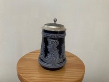 M&R Jahresseidel mit Zinndeckel Sammelkrug Bierkrug, F II der Große Edition 1987