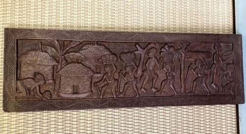 92cm afrika dorf - afrika, holz