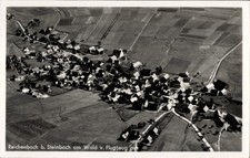 Ak Reichenbach bei Steinbach am Wald Oberfranken, Fliegeraufnahme - 11247876