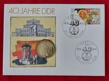 Numisbriefe jahre ddr - jahre,