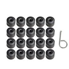 20x Radschrauben kappen Abdeckkappen Radmuttern Bolzen Kappen 17mm Set Für VW 
