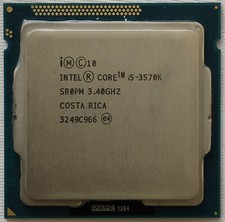 Intel Core i5-3570K CPU Quad Core 3.4GHz 4-Thread 6M SR0PM LGA 1155 Processor