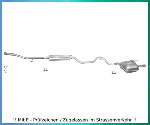 Auspuffanlage opel vectra - auspuffanlage,