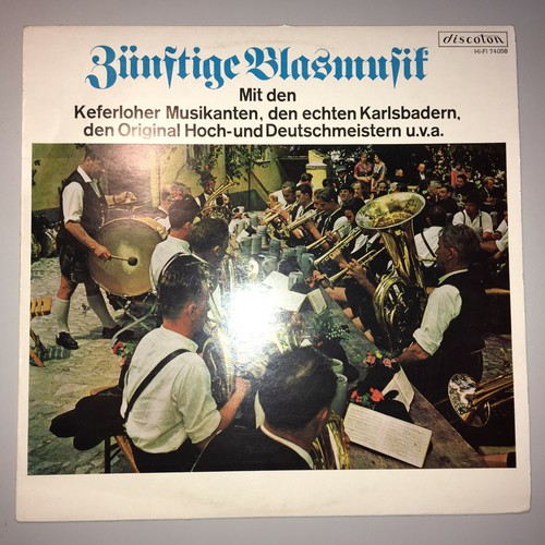 Zünftige blasmusik - lp,