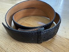 Gürtel ohne Schnalle, Damen, Reptile's House, 95cm, Schwarz, Python, top***