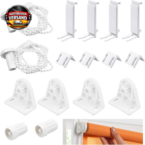 2er set fensterrollo halterung - set,