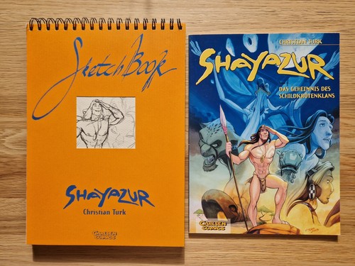 Shayazur sketchbook signiert - shayazur,