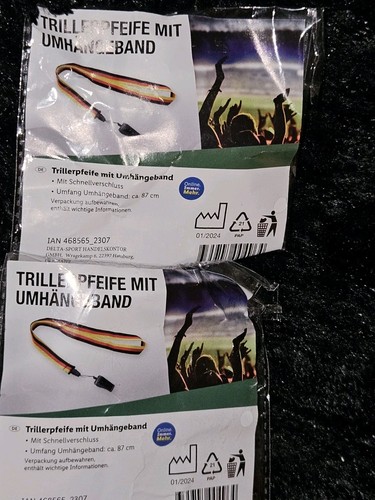 Trillerpfeife mit - 2x,
