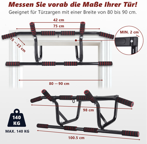 Klimmzugstange türrahmen - klimmzugstange,