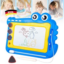 Große Maltafel Blau Kinder Zaubertafel Löschbare Magnettafel Weihnachtsgeschenk