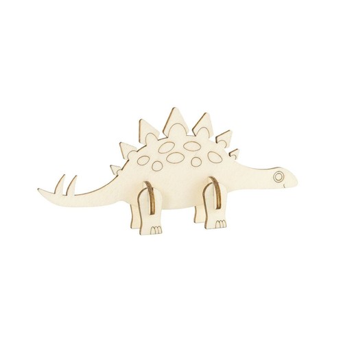 Holz steckfigur stegosaurus - stegosaurus, 7