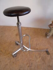 Seltener Arzt Hocker 20er Art Deko Bauhaus Stahlrohr Funktionalismus Zahnarzt