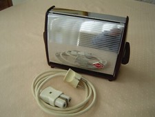   Vintage 1963 Toaster Marke Krups Typ 401 Chrom Bakelit  funktioniert 500 W 
