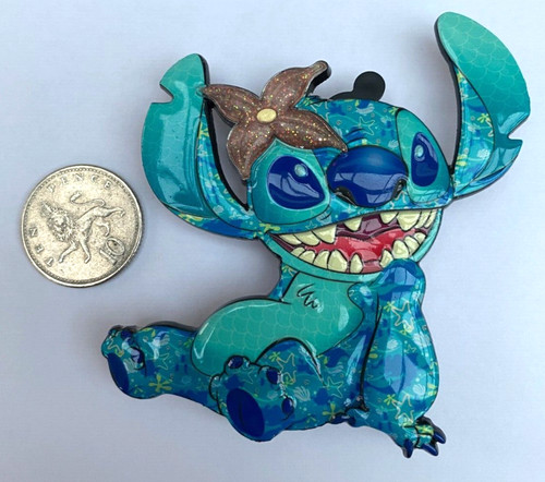Disney pin badge stitch - disney,