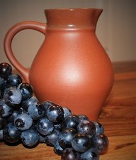 Weinkrug Tonkrug Mittelalter LARP 0,25L 0,5L 0,75L 1,0L 2,0L Ton Keramik Krug 