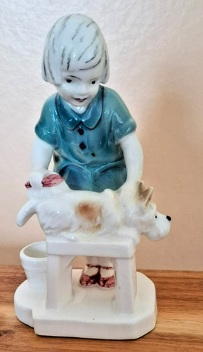 Art deco figur junges mädchen - junges,
