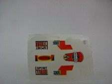 Von Ferrero / Aufkleber auf Folie / K96 n.083 - Rennwagen - Weißer Sport Time